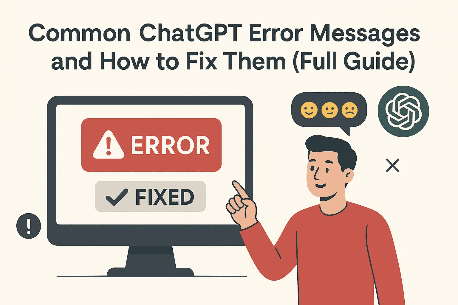 ChatGPT Error Messages