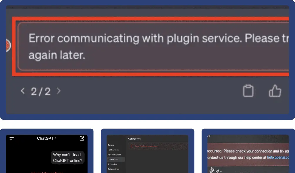 Error Fetching Connectors Connections