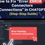 Error Fetching Connectors